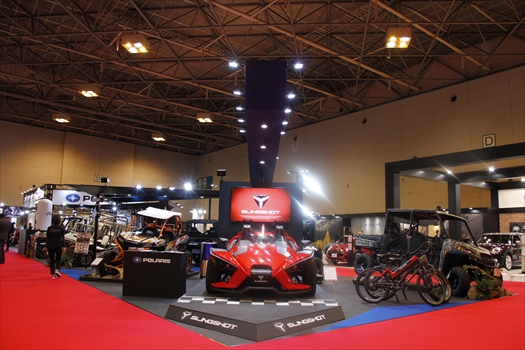 POLARIS様Indian様VICTORY様ブース（280㎡）